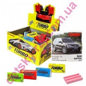 Жувальна гумка "TURBO "  4.2гр х100шт