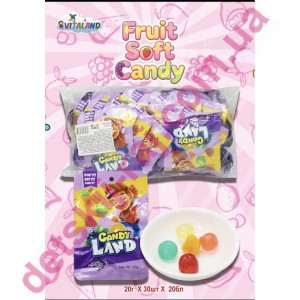 Мамеладні фрукти "CANDY LAND" 20гр*20бл*30шт