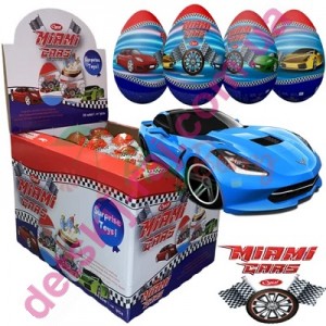Шоколадне яйце з сюрпризом "CAR" 25гр.