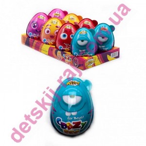Яйце пластикове  "CRAZY EGG" 25гр*8бл*8шт