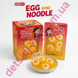  Желейні цукерки "Egg and Noddle Peach" 80грХ12блХ20шт