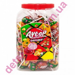 Льодяник на паличці "AYTOP GUMMY" 12г х 6бан х 150шт