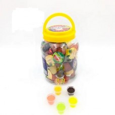 Желе фруктовое "Jelly CUP" в банке с фруктами  15гр*100шт.