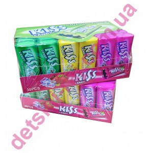 Драже цукрове "Kiss candy"  8гр*20бл*30шт