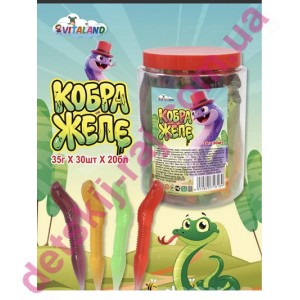 Желе пудинг "КОБРА"  35гр*20бл*30шт