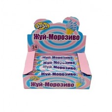 Жувальна цукерка ЖУЙ-МОРОЗИВО 25гр х 12бл х 24шт