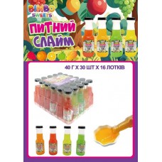 Желе "Питний слайм"  BIMBO 40гр*16бл*30шт