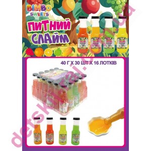 Желе "Питний слайм"  BIMBO 40гр*16бл*30шт