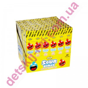 Жувальне драже JOJO "Sour BOMB Stick" Бомба Стік15гр*12бл*48шт