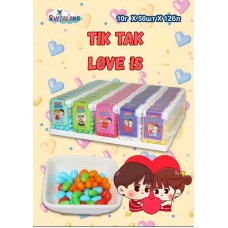 Драже цукрове "Love is" (аналог Тік Так) 10гр*12бл*50шт